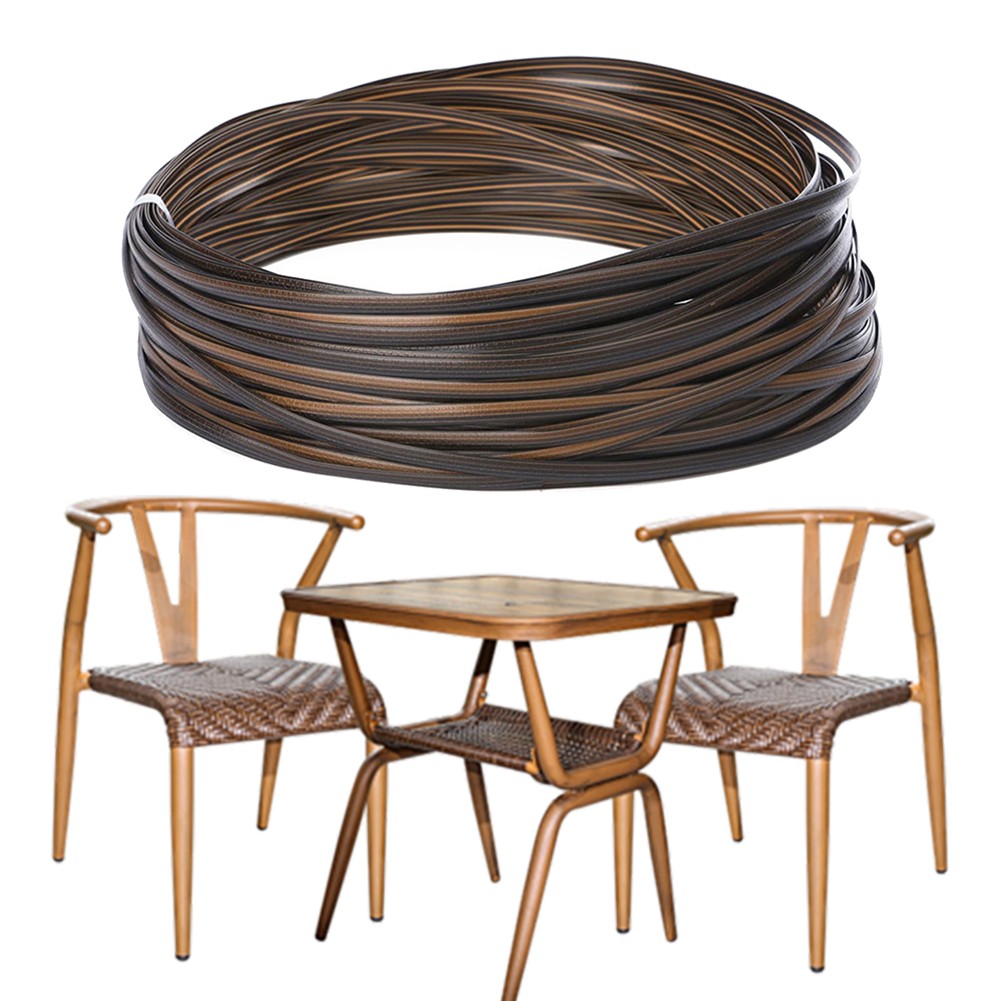 PE Rattan Webmaterial Reparaturset für Möbel 8 mm breit und lang - Bild 25 von 29
