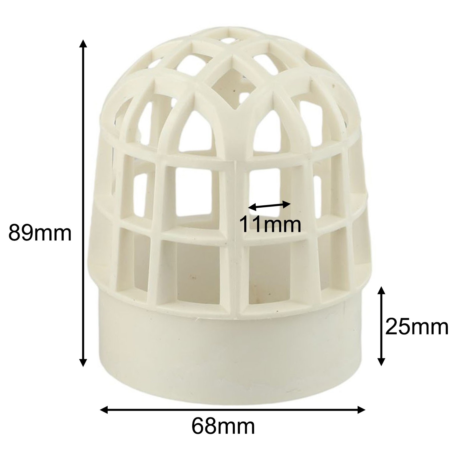 Outdoor Use 2pcs PVC Vent Covers with Efficient Debris Interception Design