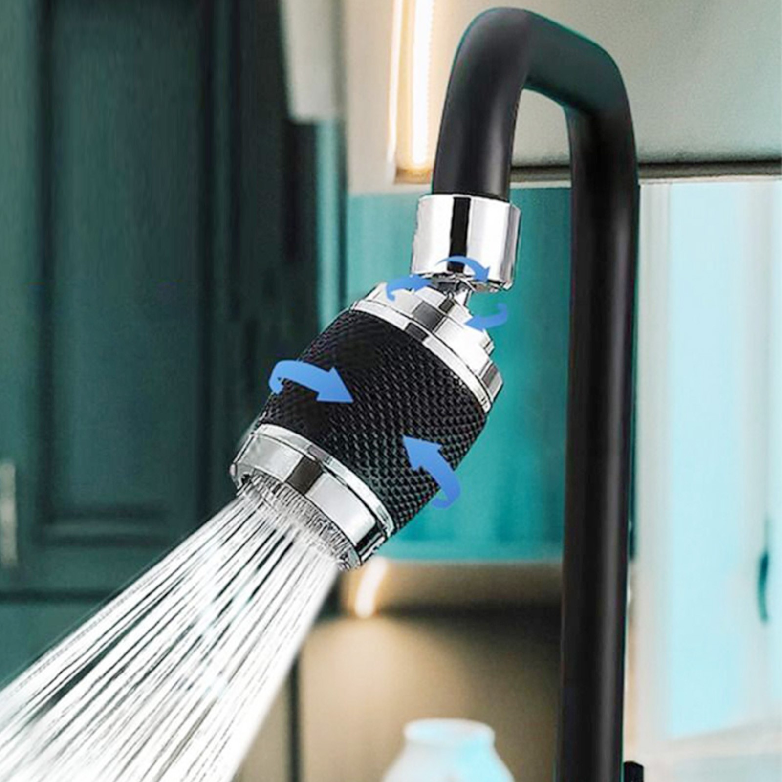 Kitchen Accessory Adjustable Water Sprayer with Flexible Swivel Design