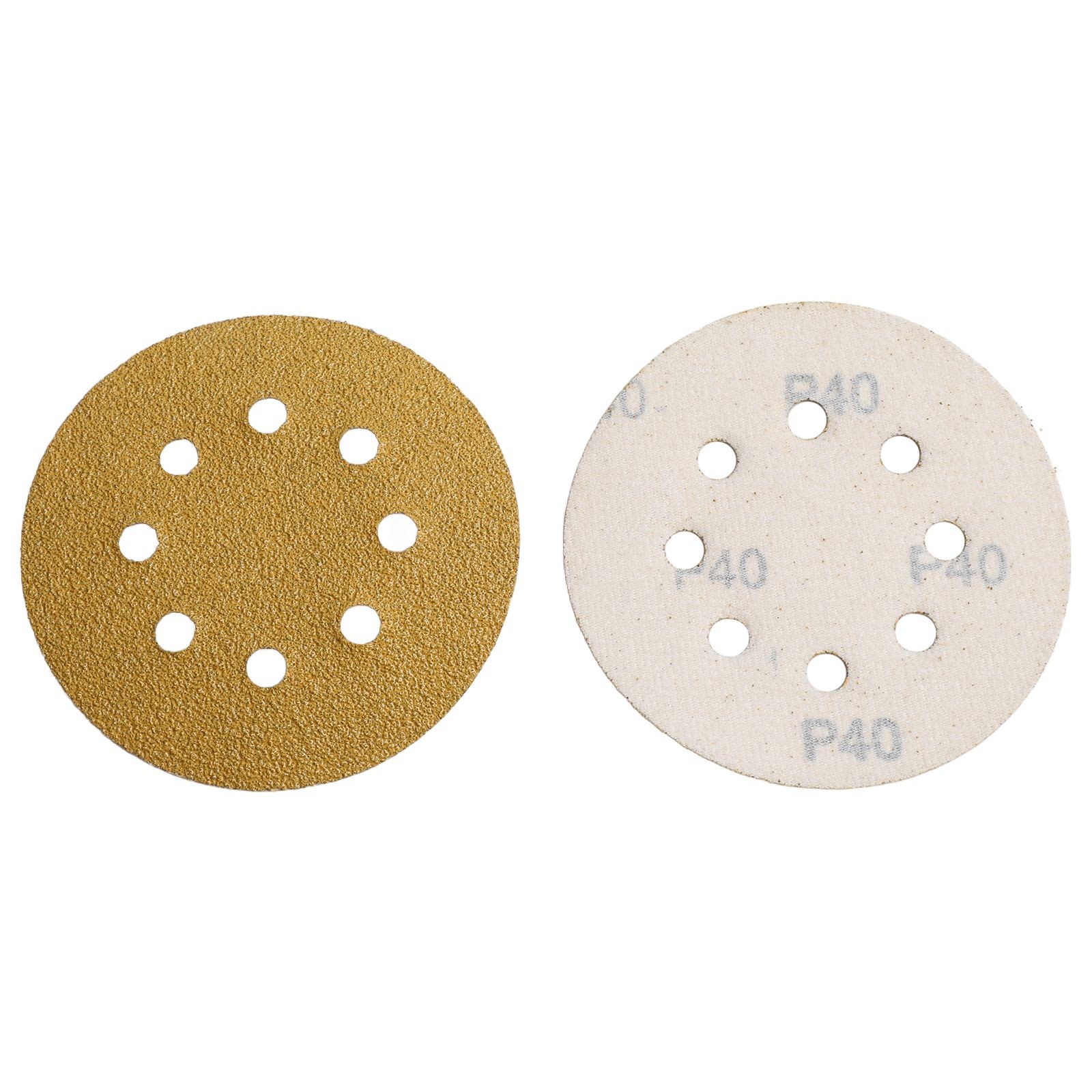 Disques ?? poncer grain jaune pour ponceuse orbitale paquet de 100 ?? 125 mm tai - Photo 15/36