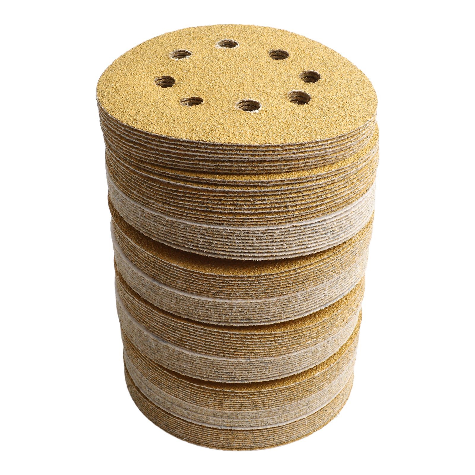 Disques ?? poncer grain jaune pour ponceuse orbitale paquet de 100 ?? 125 mm tai - Photo 21/36