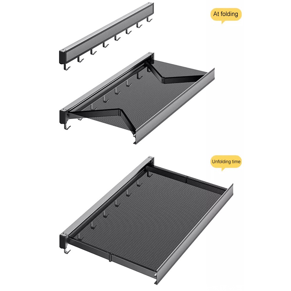 Officiel Solution de séchage des vêtements en alliage daluminium avec conception à po