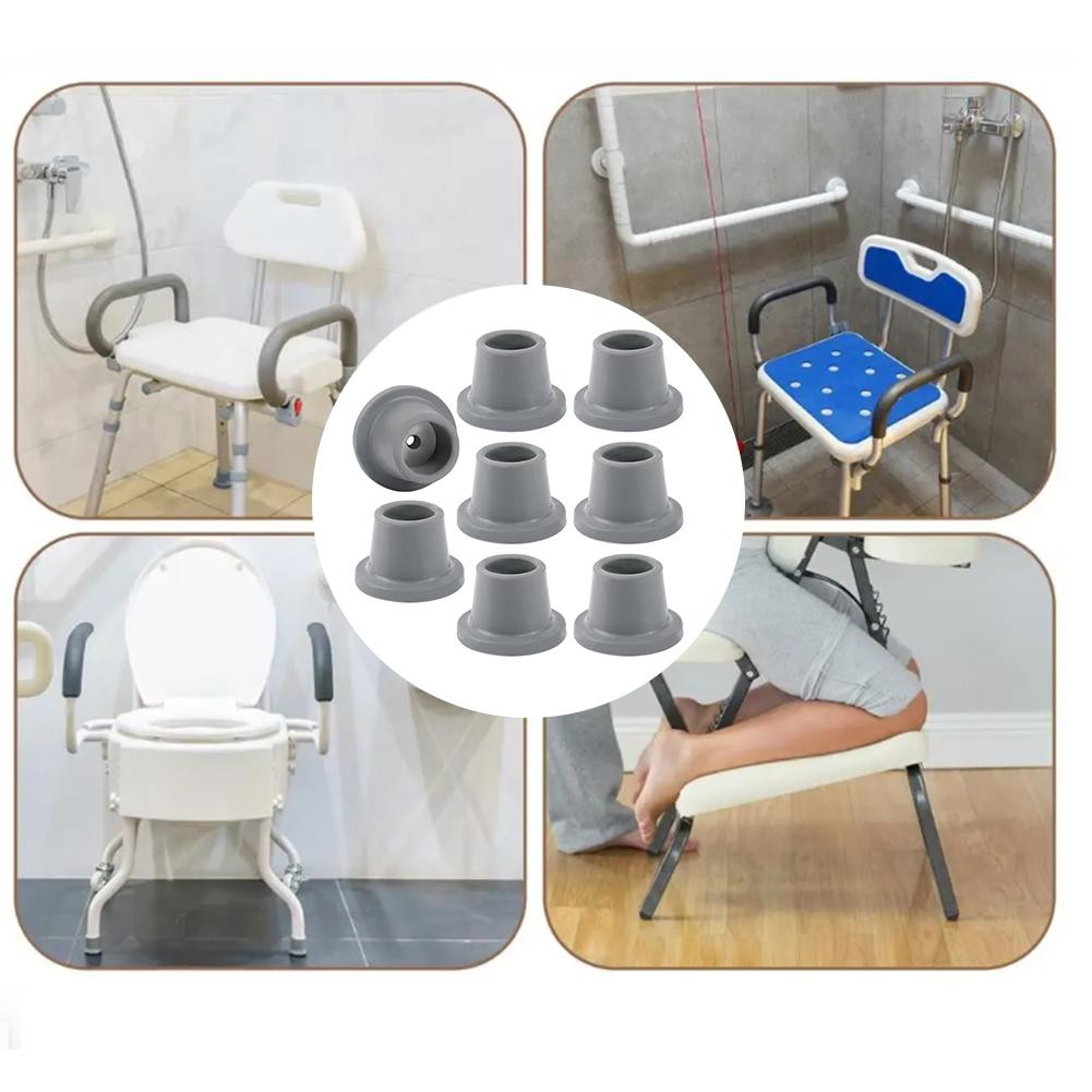 8 pieds en caoutchouc antidérapants durables pour chaise de douche support de b - Imagen 23 de 36