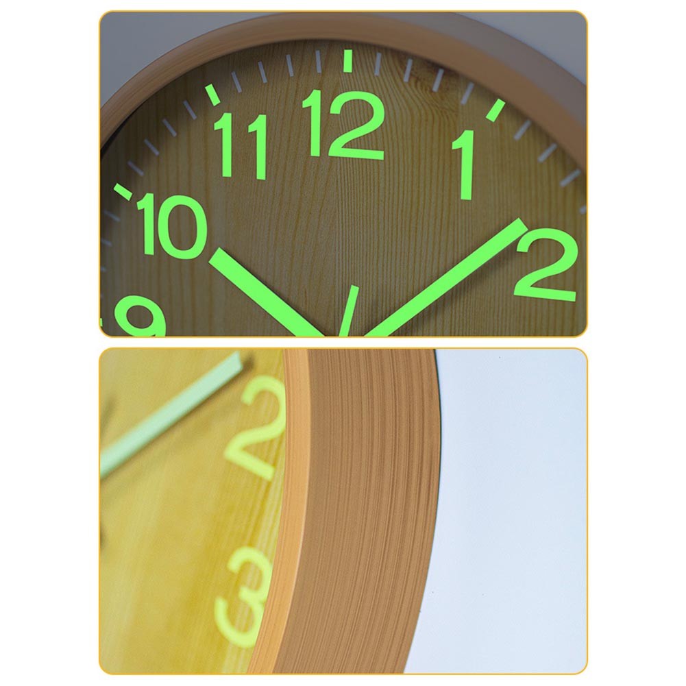 Stylish 30CM Luminous Digital Clock Designed for Peaceful Environments
