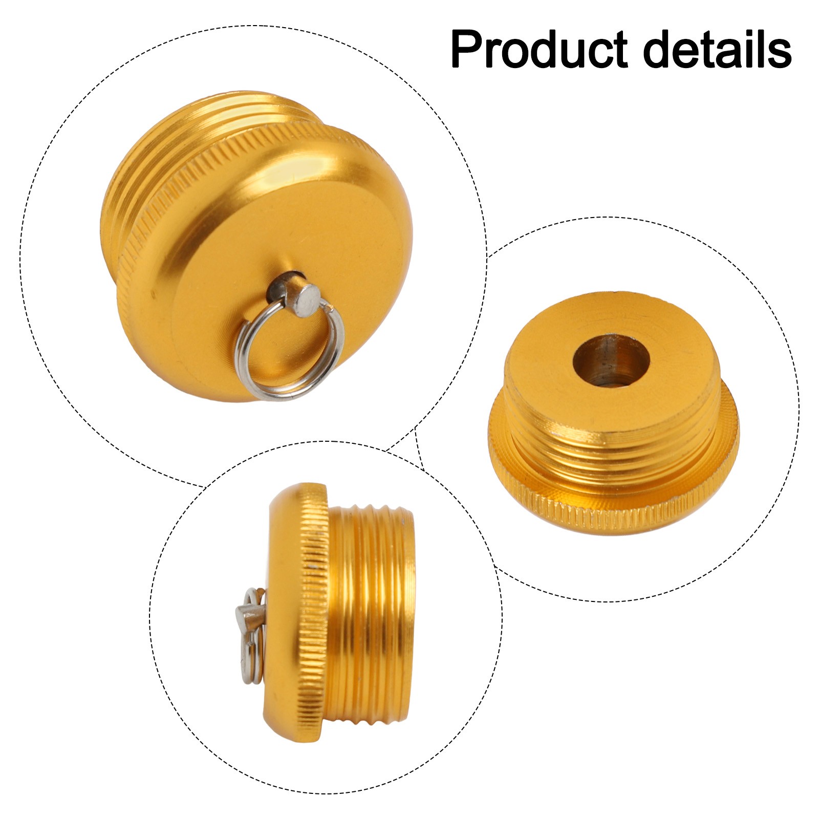 Sturdy Fishing Rod End Cap Aluminum Alloy Construction 8 5mm 22mm Diameter - Zdjęcie 27 z 64