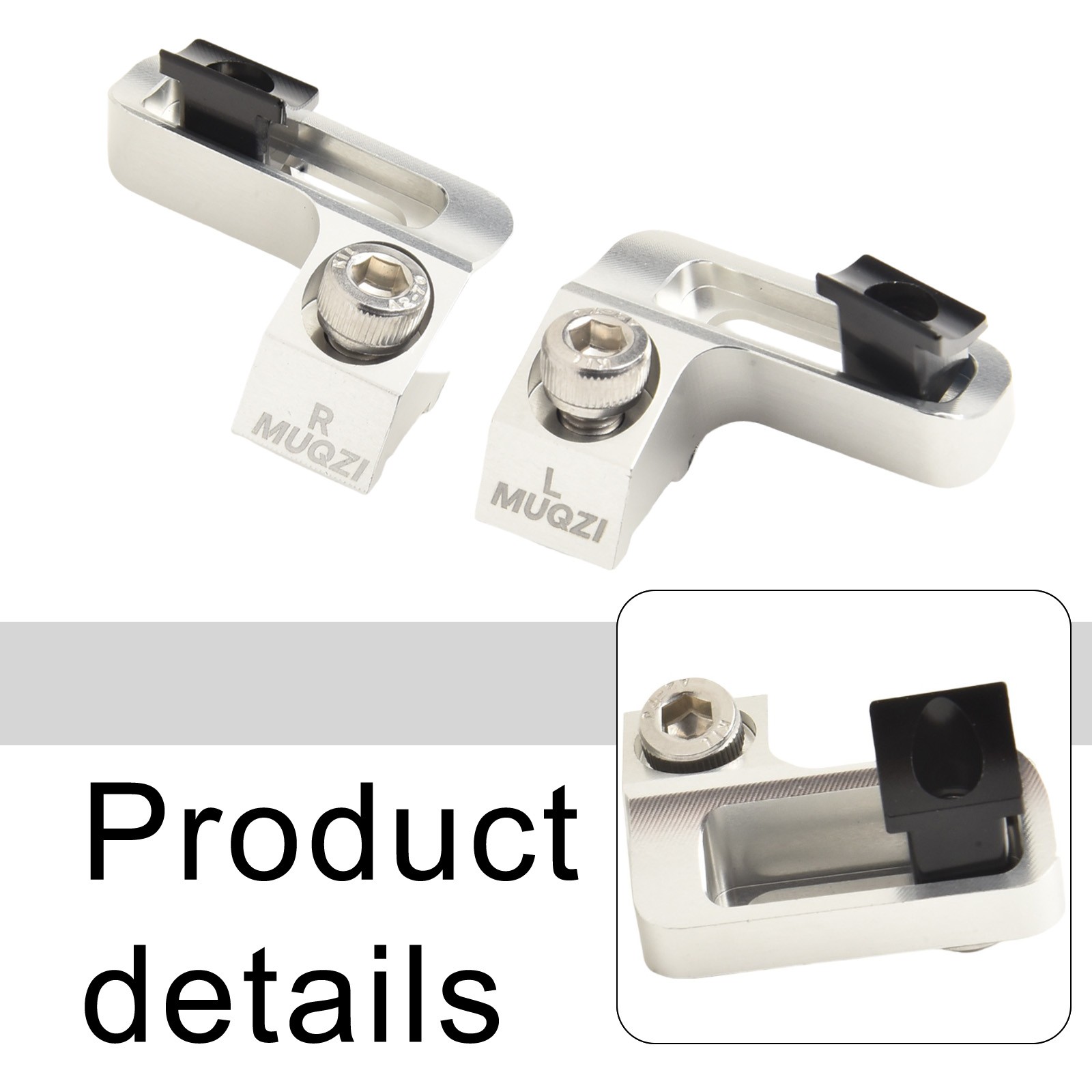 Adaptador de palanca de cambios de bicicleta mecanizado CNC en material ligero de aleación de aluminio - Imagen 52 de 61