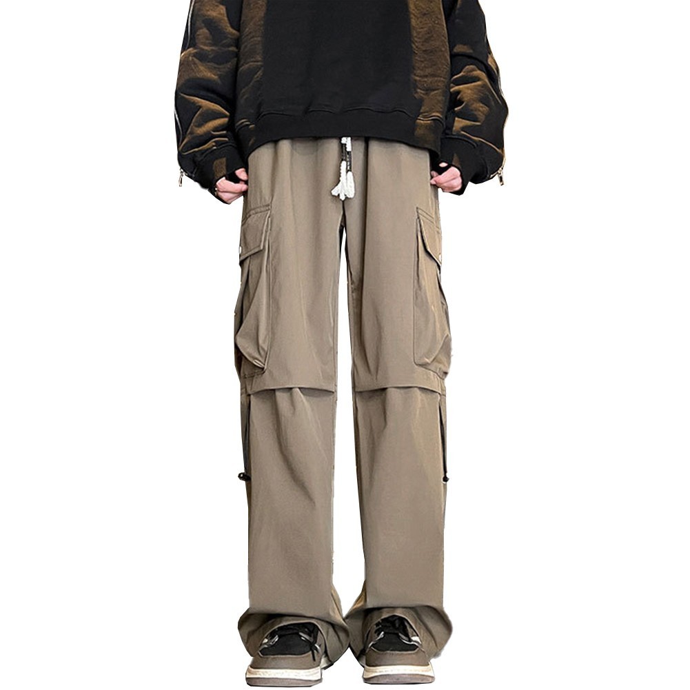 Causal Yet Stylish Men's Wide Leg Cargo Pants Made for Daily Wear and Exercise