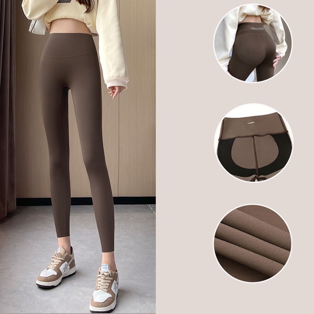 Black Grey Coffee Women High Waist Trousers with Tummy Control Feature - Picture 14 of 27