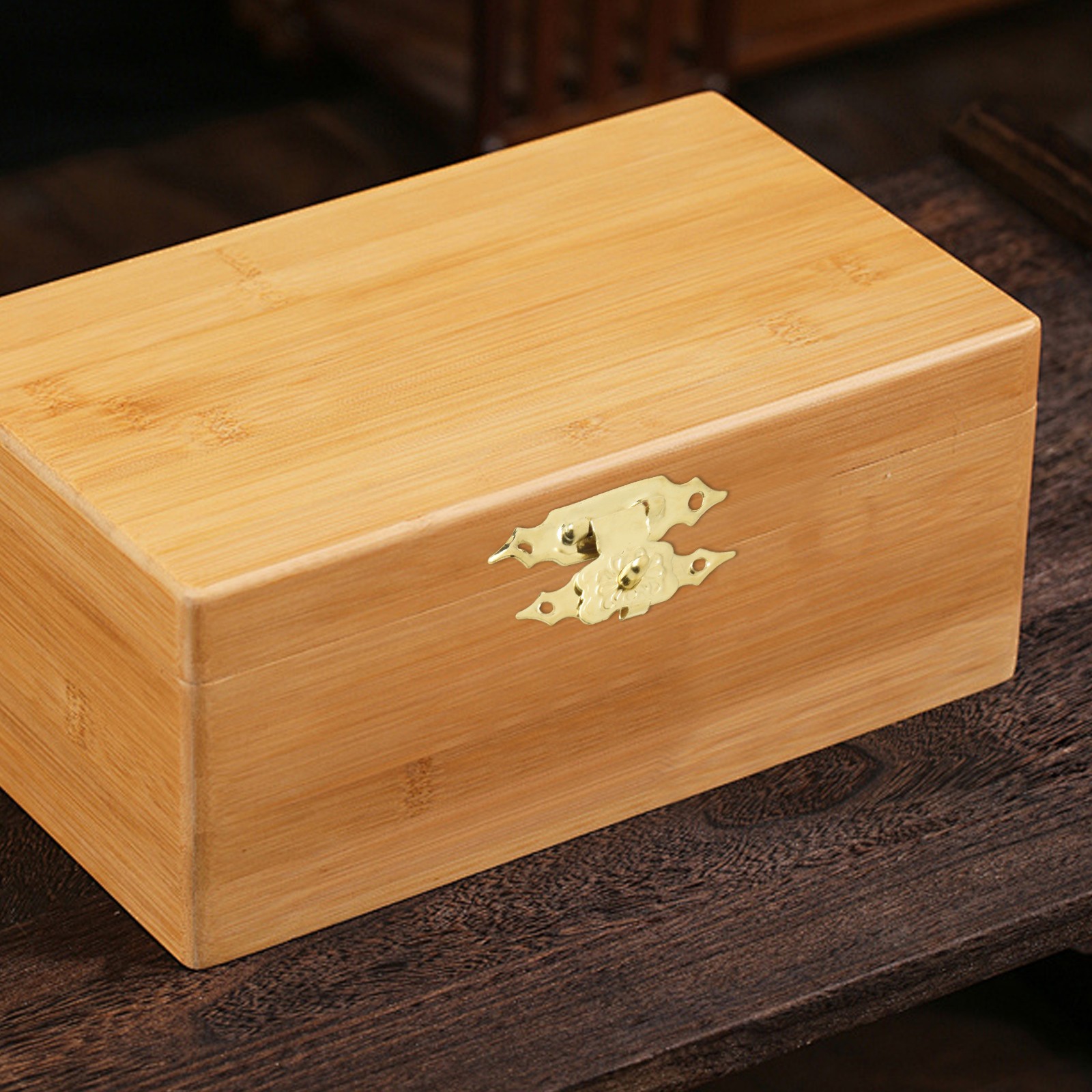 10 X Wooden Case Hasp Latch Mini Decorative Jewelry Chest Wine Box Brand New - Picture 39 of 47