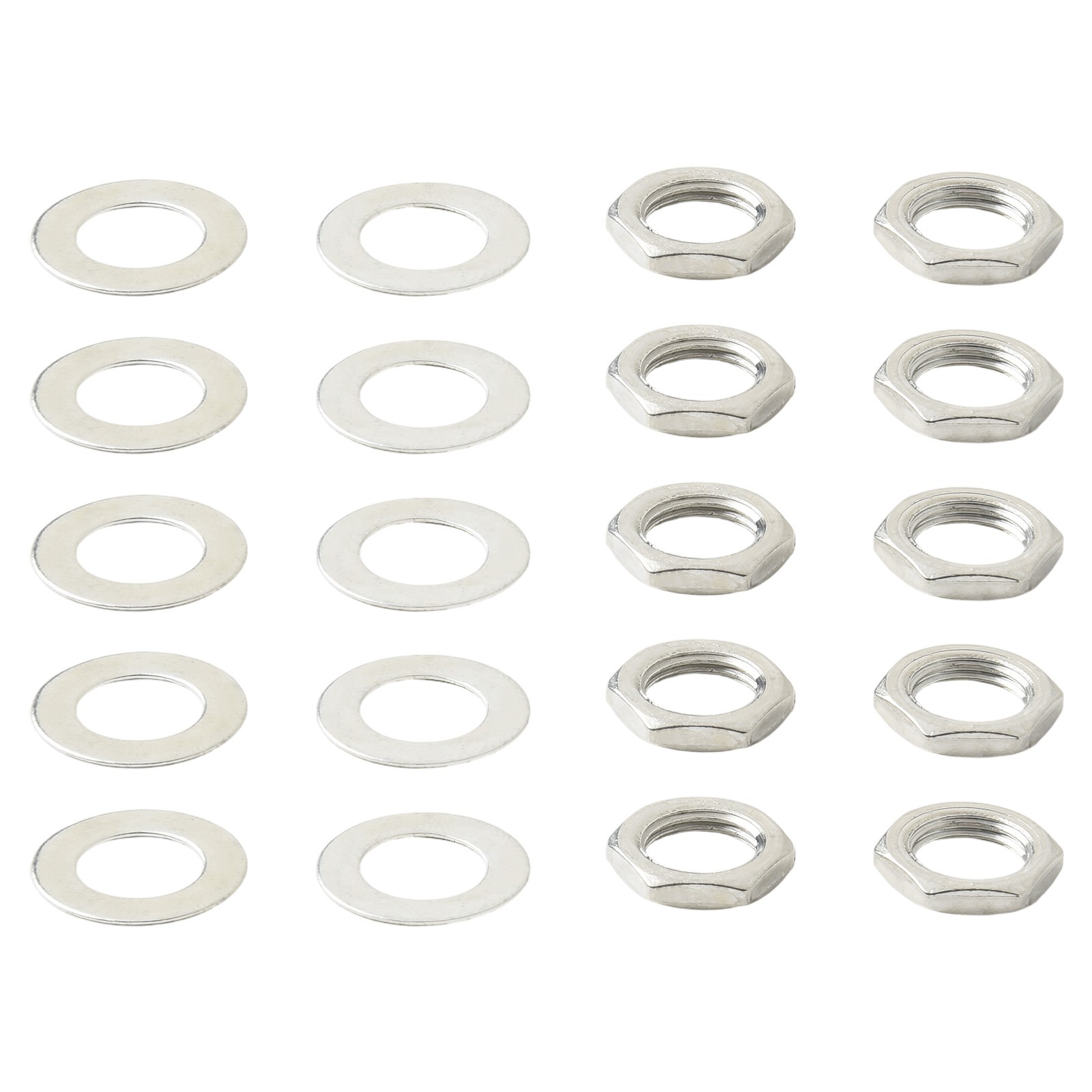 Potentiometer Accessories 10 Pack Nuts Washers Compatible with M7 and M8 - Picture 21 of 35