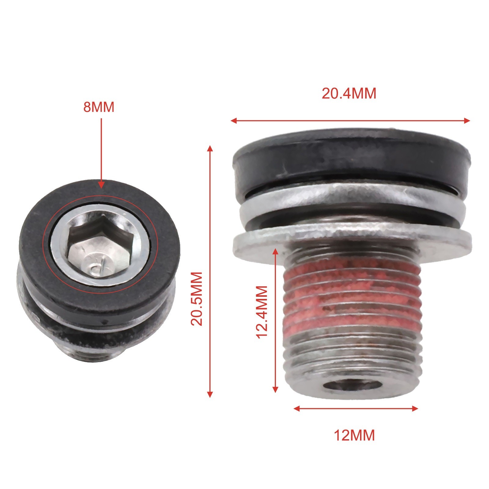 Bottom Bracket Bolts Bottom Bracket Axle Screw Crank Bolt 1pcs/m15
