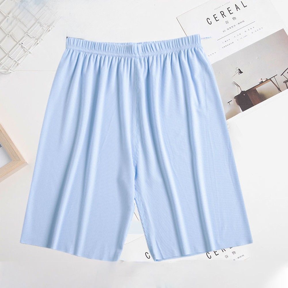 Stylish Men's Pajama Boxers Made from Soft Ice Silk Perfect Choice for Hot Days - Picture 11 of 17