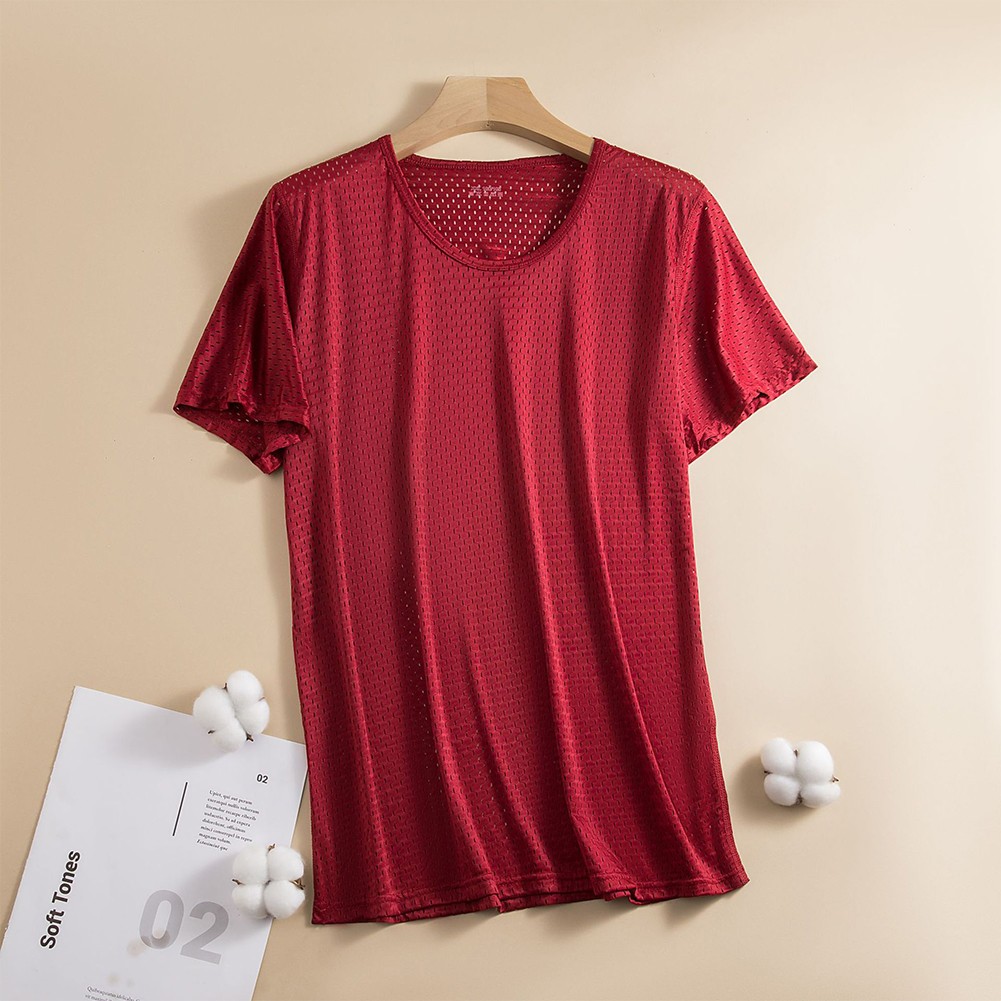 T-shirt fitness uomo Breathe Easy con comode maniche corte e taglio elegante - Picture 14 of 20