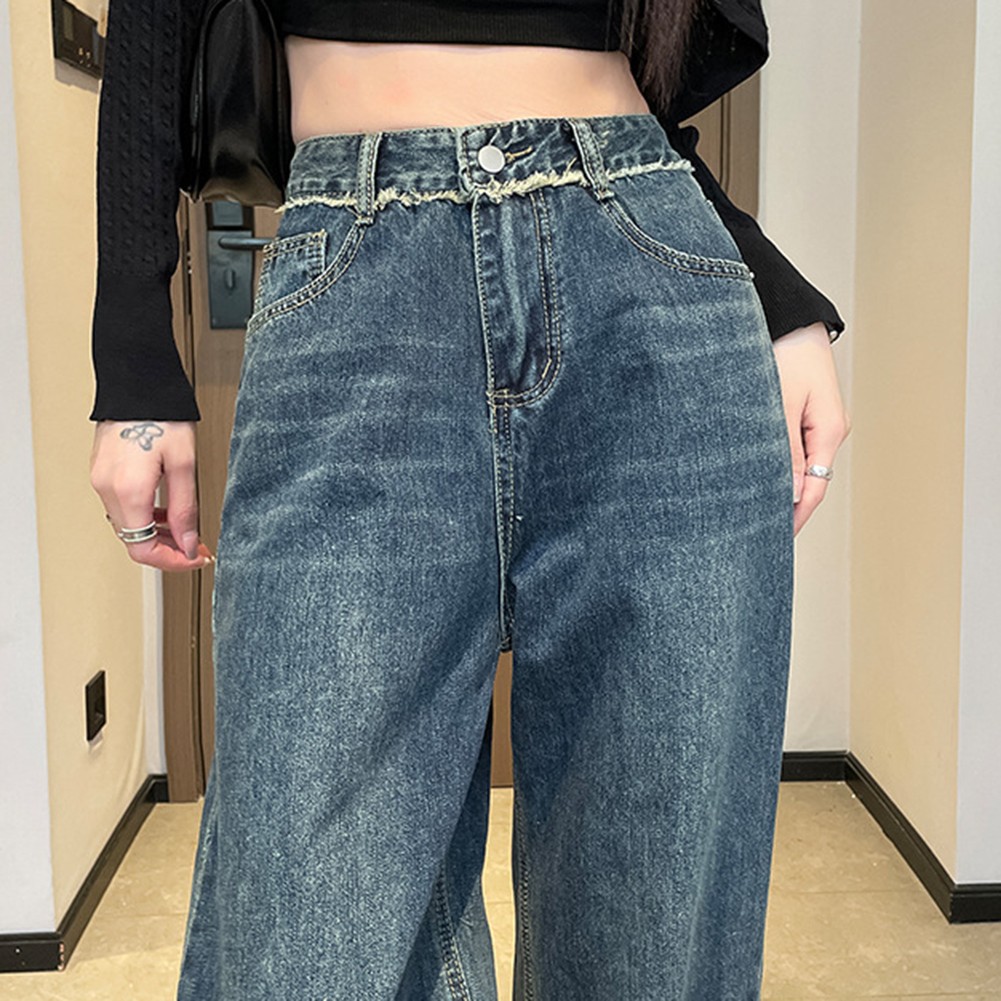 Freizeitliche Damen High Waist rote Hose mit Tasche für Urlaub und Alltag - Bild 17 von 60