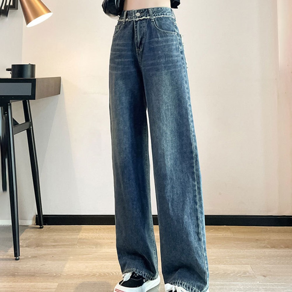 Freizeitliche Damen High Waist rote Hose mit Tasche für Urlaub und Alltag - Bild 18 von 60