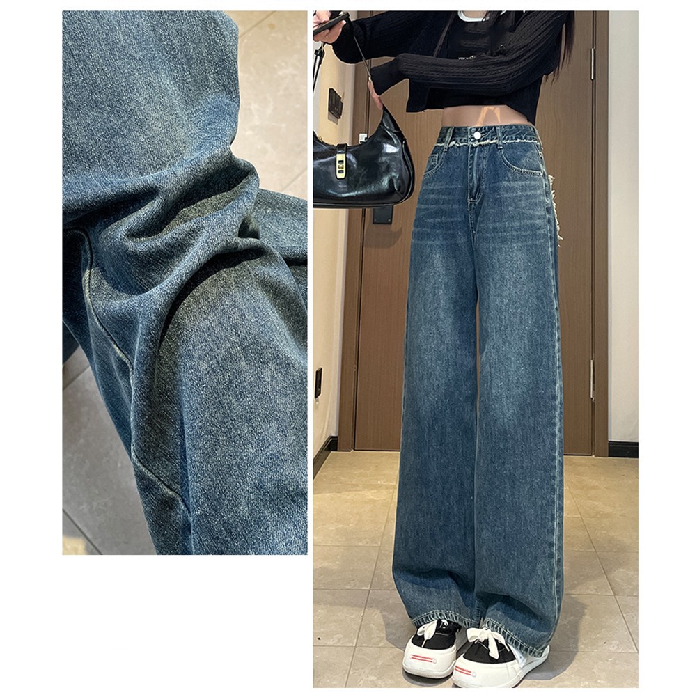 Freizeitliche Damen High Waist rote Hose mit Tasche für Urlaub und Alltag - Bild 24 von 60