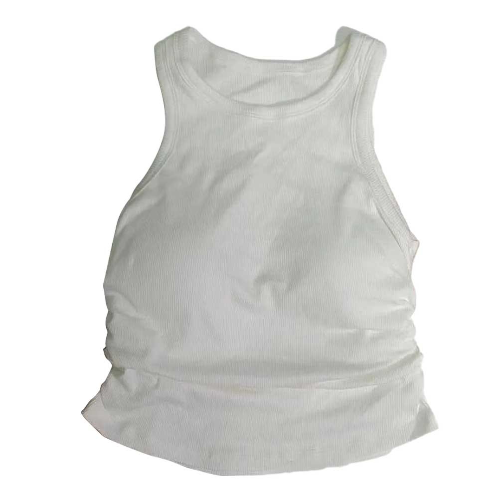 Fashion Forward Women's Side Pleated Vest with Comfortable Chest Padding - Picture 23 of 49