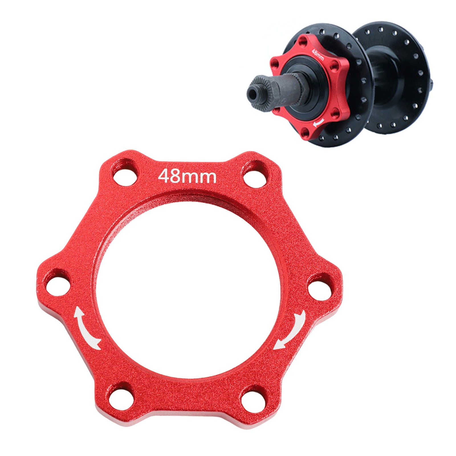 Brida Base Freno Disco Brida 15g 17.5g 44/48mm 6 Pernos Aleación Aluminio - Imagen 27 de 39