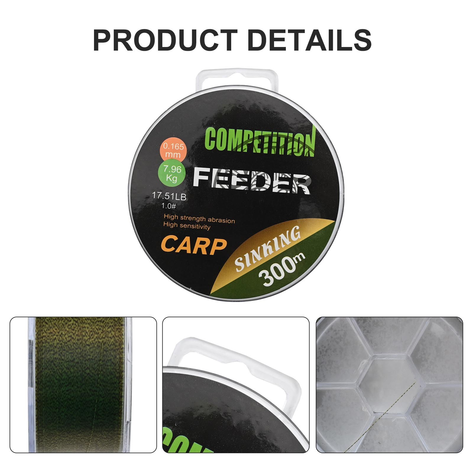 Premium Carp Fishing Line 300M Length 0 35mm Diameter 15 52kg Strength - Picture 41 of 48
