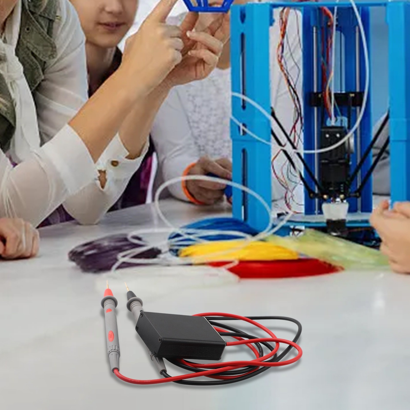 Professional Grade AC/DC Capacitor Discharge Tool with LED Indicator System