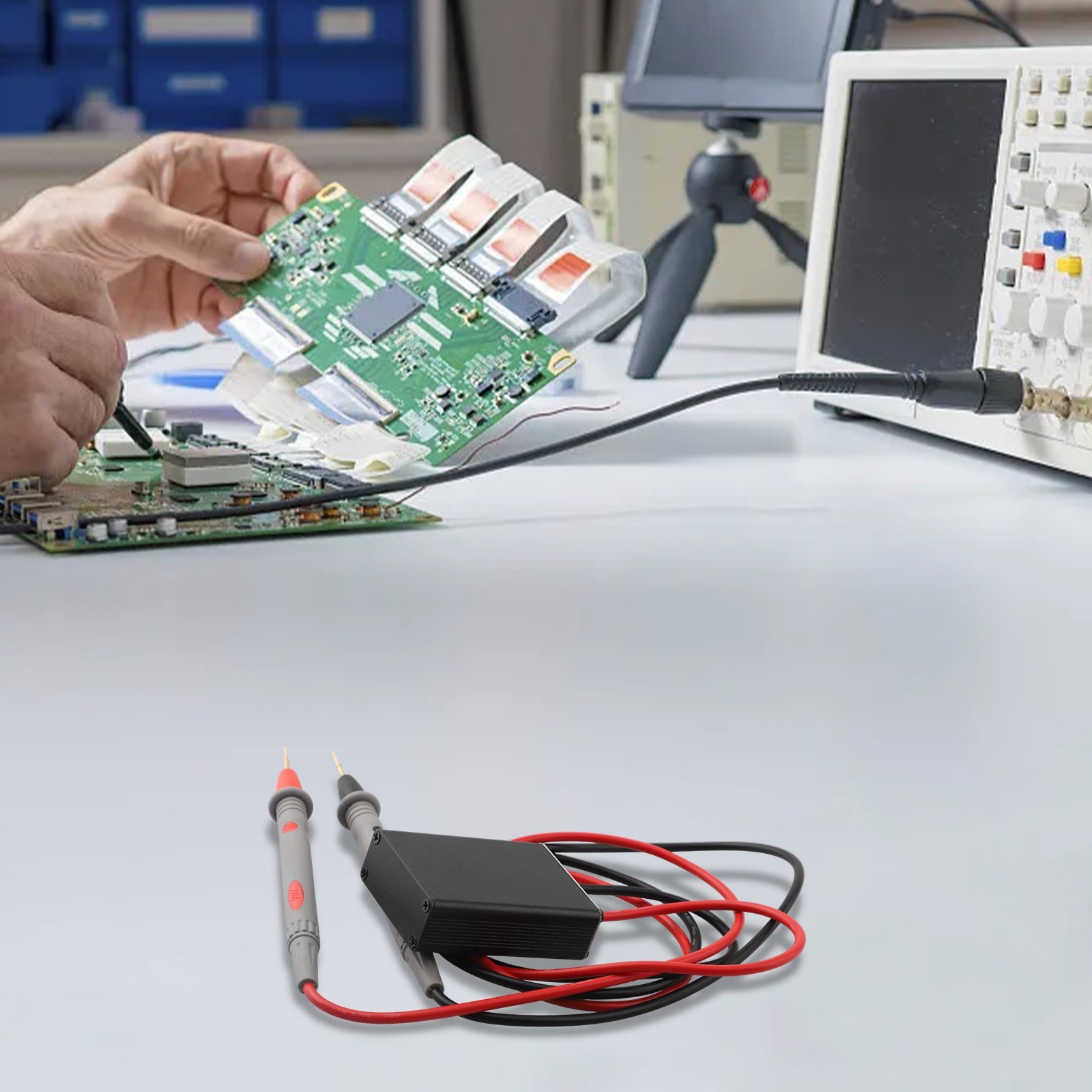 Professional Grade AC/DC Capacitor Discharge Tool with LED Indicator System