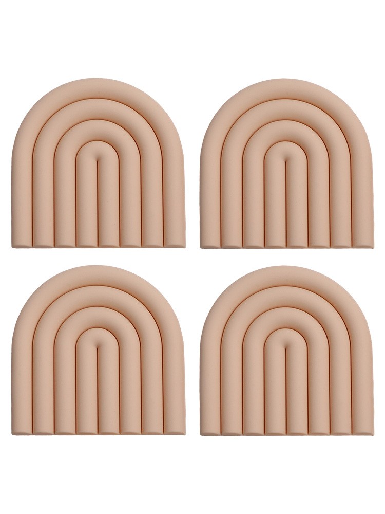 4pcs Insulated Silicone Trivets For Hot Dish Holders Stylish Kitchen Decor - Picture 28 of 42