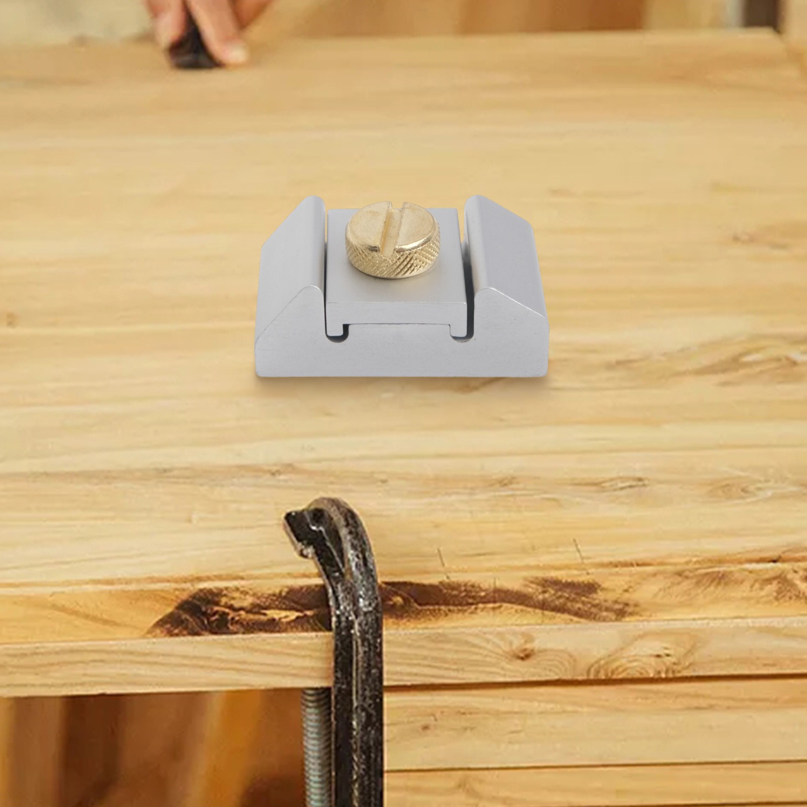 Sanding Block Tool with Easy Nut Fixation System for Sandpaper Replacement