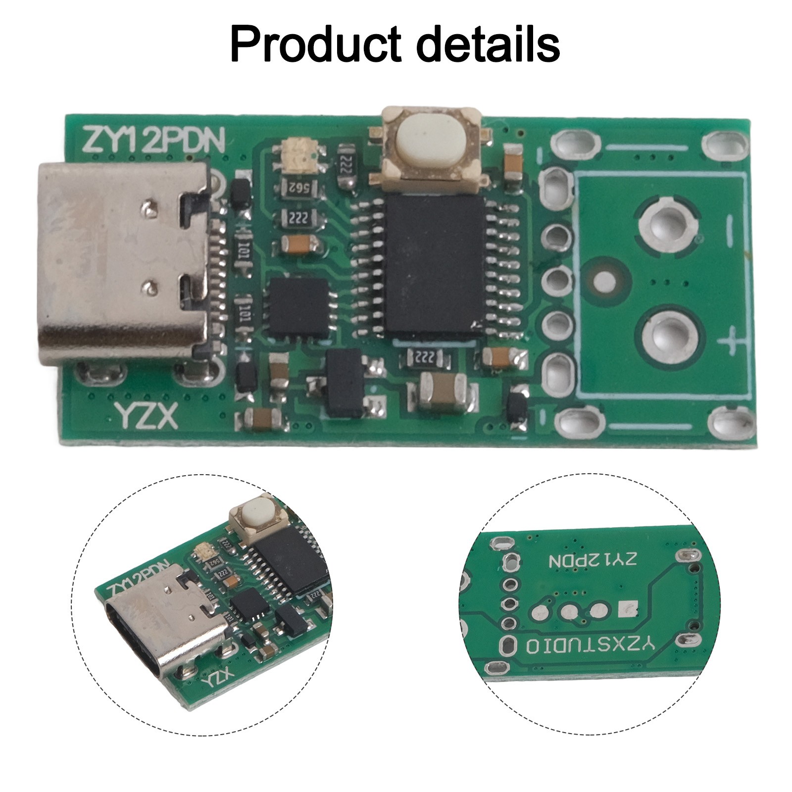 ZY12PDN USB Fast Charge Module with Adjustable Output Voltage Settings - Bild 15 von 36