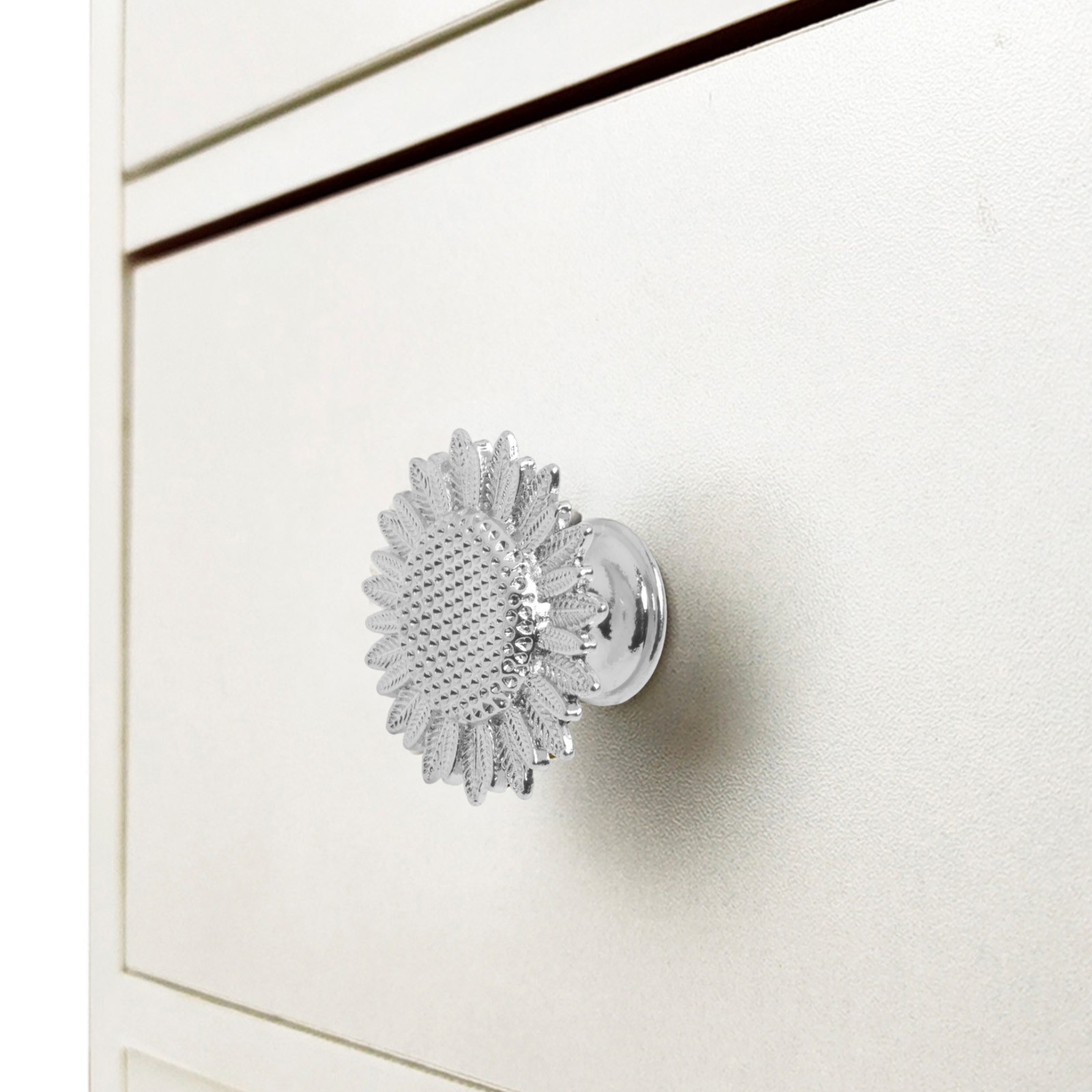 Schrankgriff Zinklegierung Blumenform Pulls Bar Schrank Schränke Zieht - Bild 14 von 33