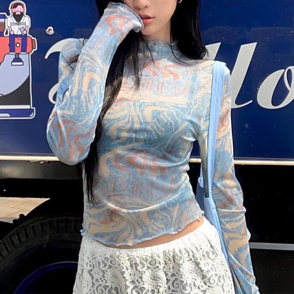 Tie Dye Patterned Woman's Shirt Comfortable Stylish and Practical Wear - Picture 15 of 24