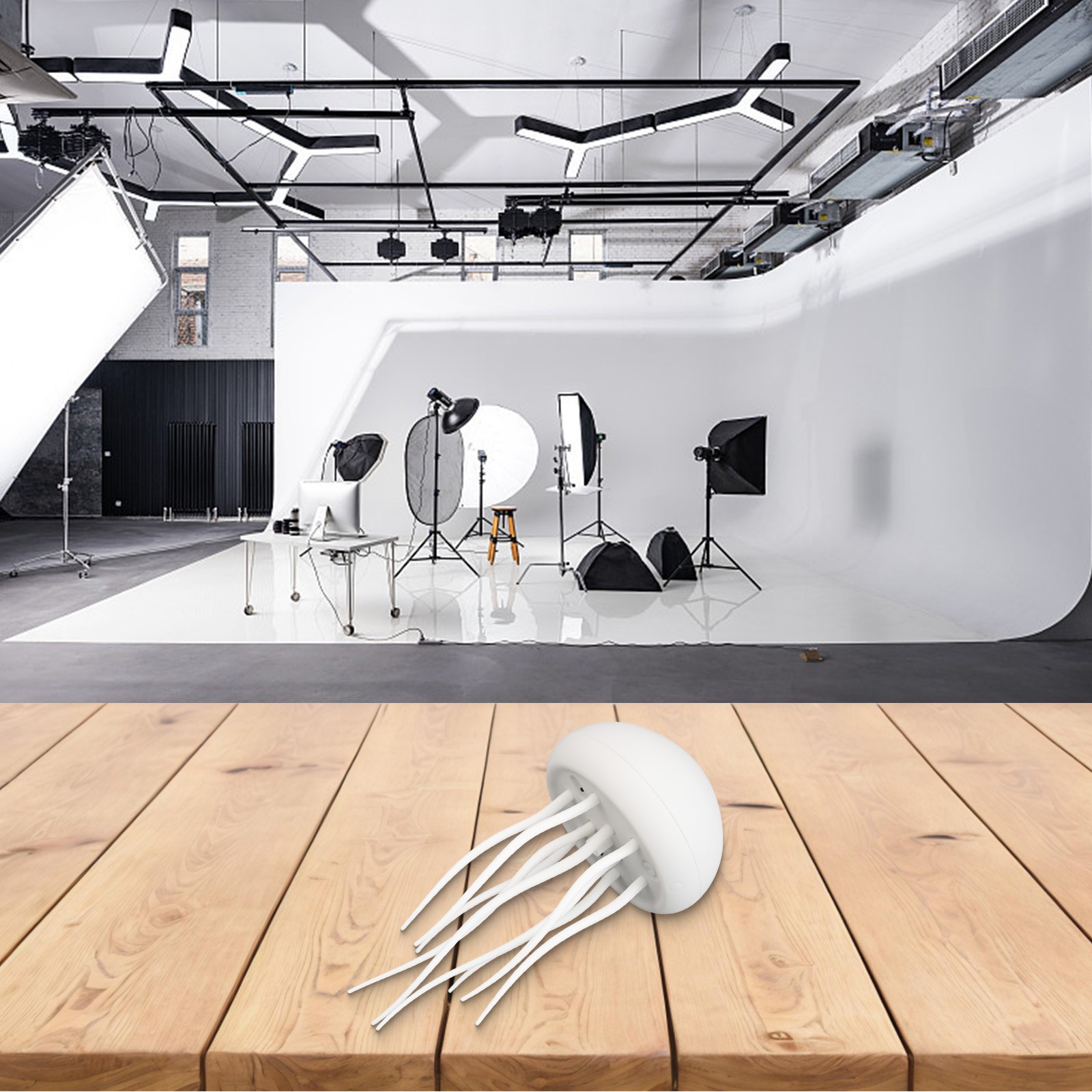 Rechargeable Touch Sensitive For Jellyfish Lamp with Dynamic RGB Effects - Picture 21 of 25