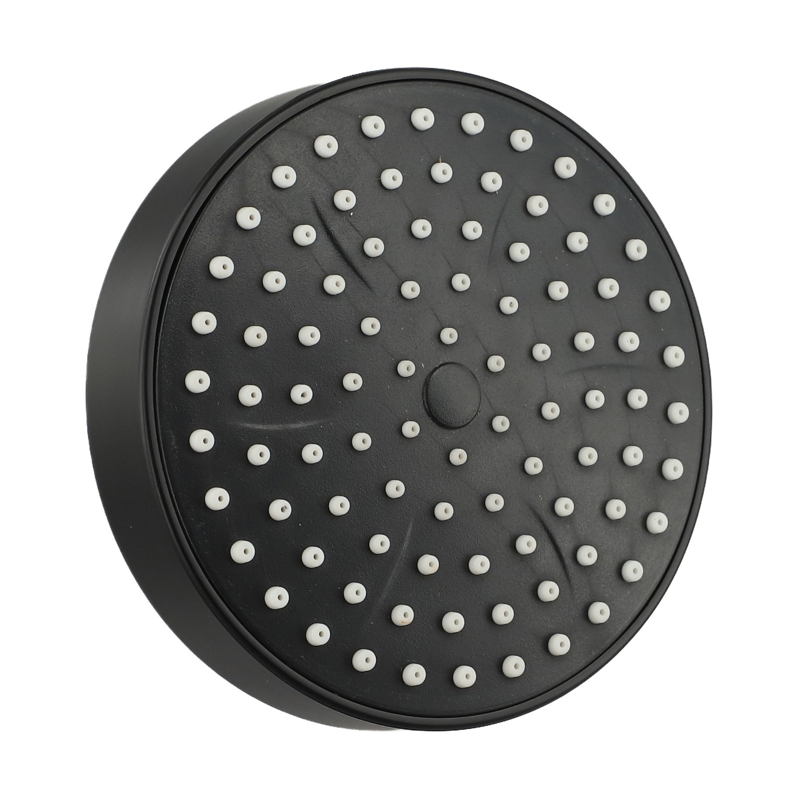Adjustable Rainfall Shower Head - Black & Silver Finish