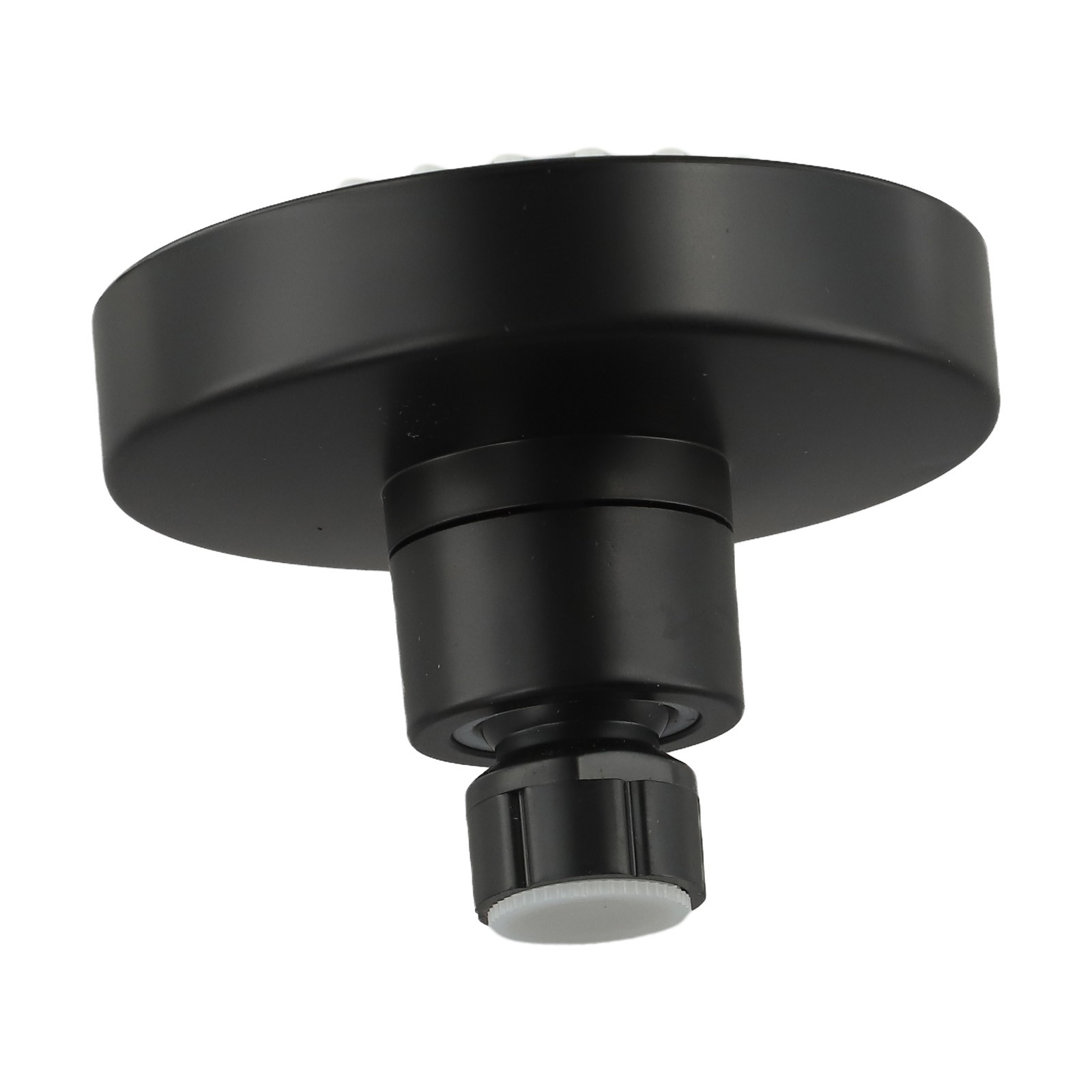 Adjustable Rainfall Shower Head - Black & Silver Finish