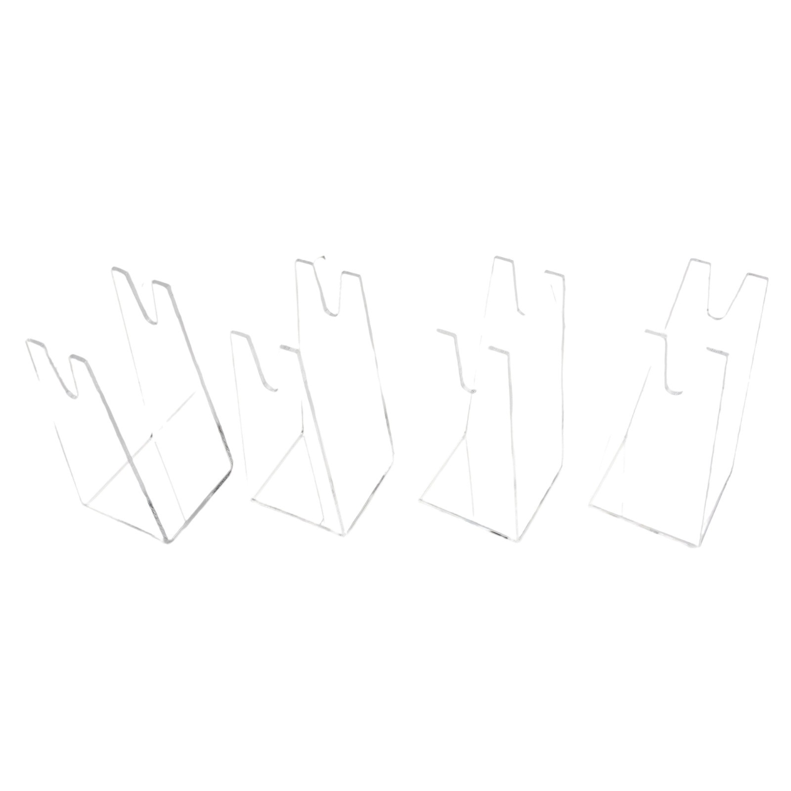 Table Tennis Paddle Holder Set 4 Clear Acrylic Stands Designed for Easy Display - Picture 16 of 25