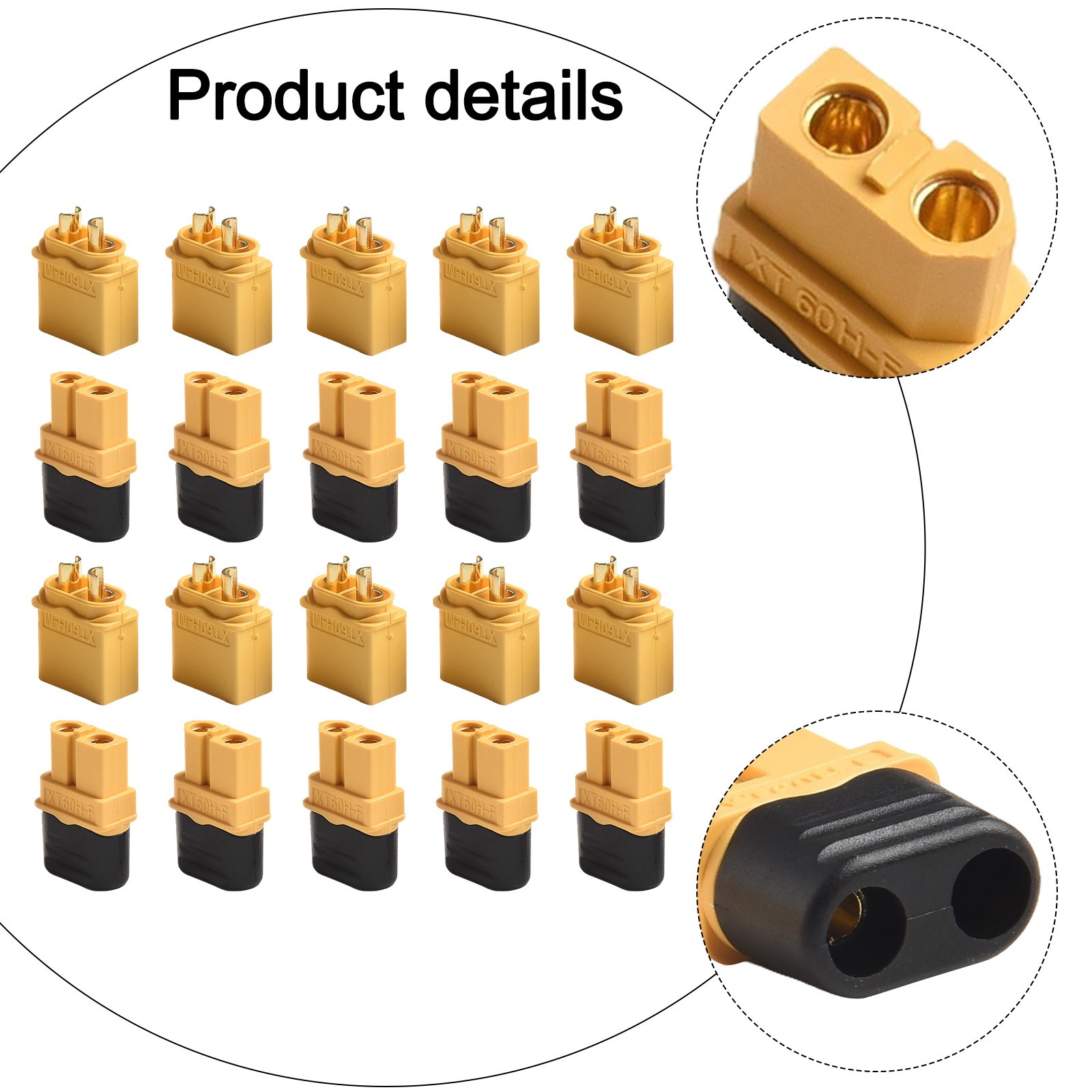 Comprehensive Pack of 20XT30Connectors Tailored For High PerformanceFor RCUse - Afbeelding 10 van 14