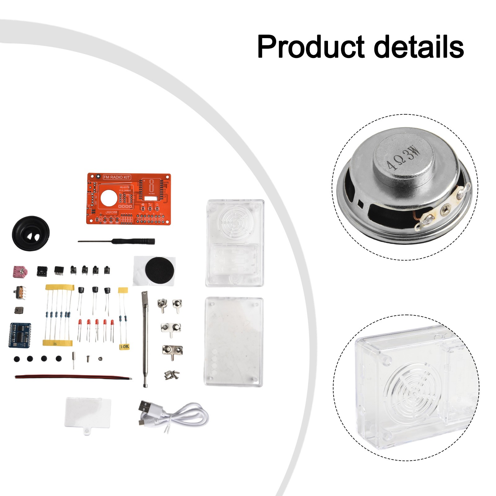 FM Radio DIY Kit für Elektronik Löten Praxis mit Platine - Bild 17 von 27
