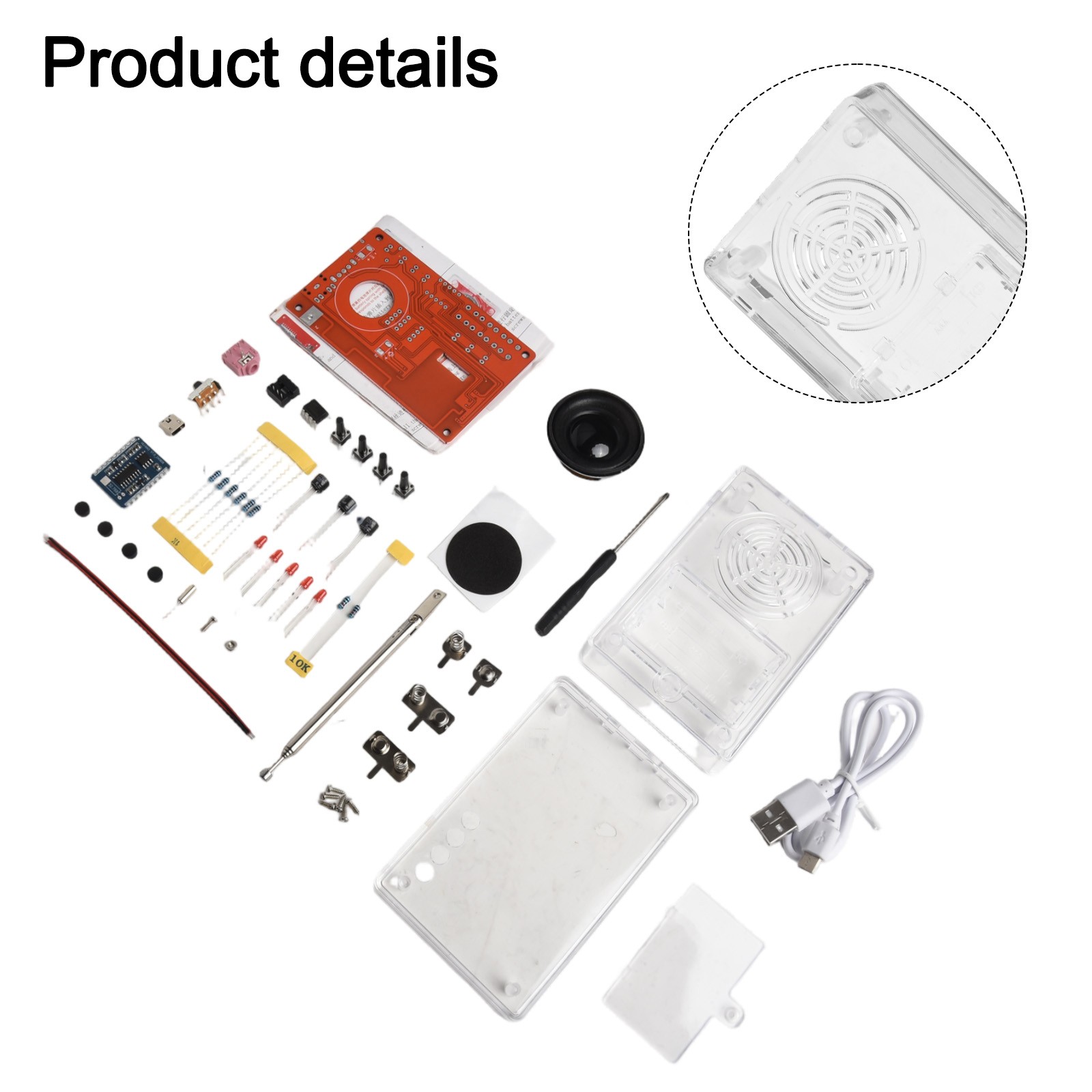 FM Radio DIY Kit für Elektronik Löten Praxis mit Platine - Bild 19 von 27
