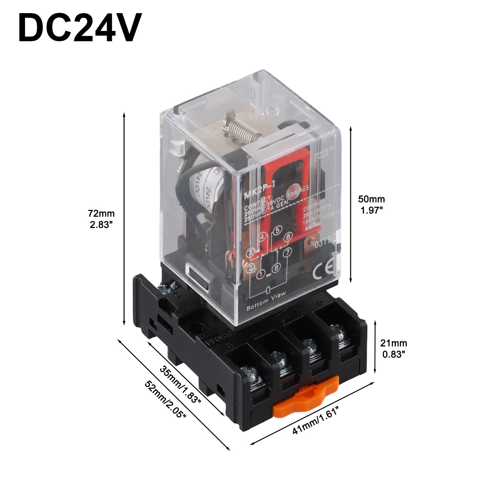 Application High Performance 10 Amp DPDT Power Relay With Reliable Base Unit - Picture 37 of 58