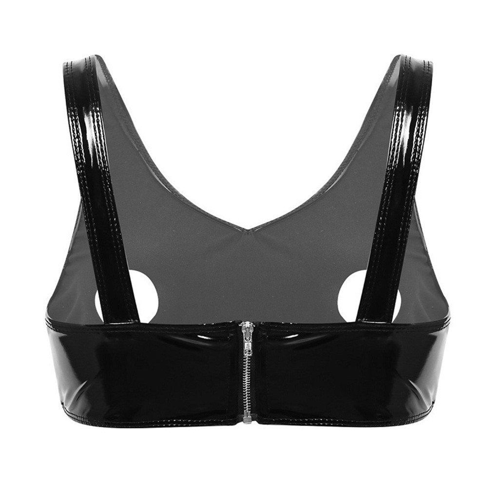 Unterwäsche Damen-BH Atmungsaktiv Bralette Clubwear Crop Top Cupless S-3XL - Bild 16 von 18