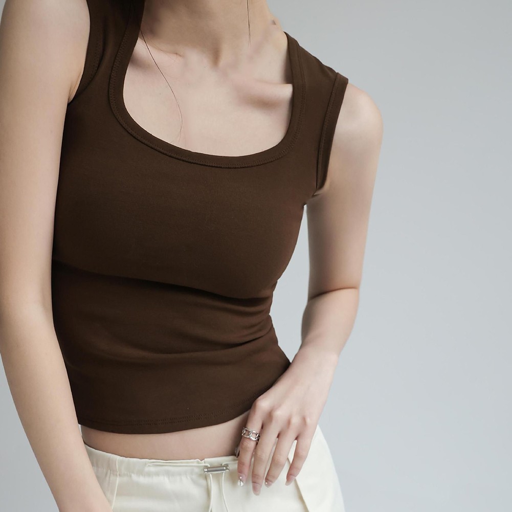 Unterhemd aus reiner Baumwolle für Damen ideal für jeden Tag Frühling und Som - Picture 13 of 20