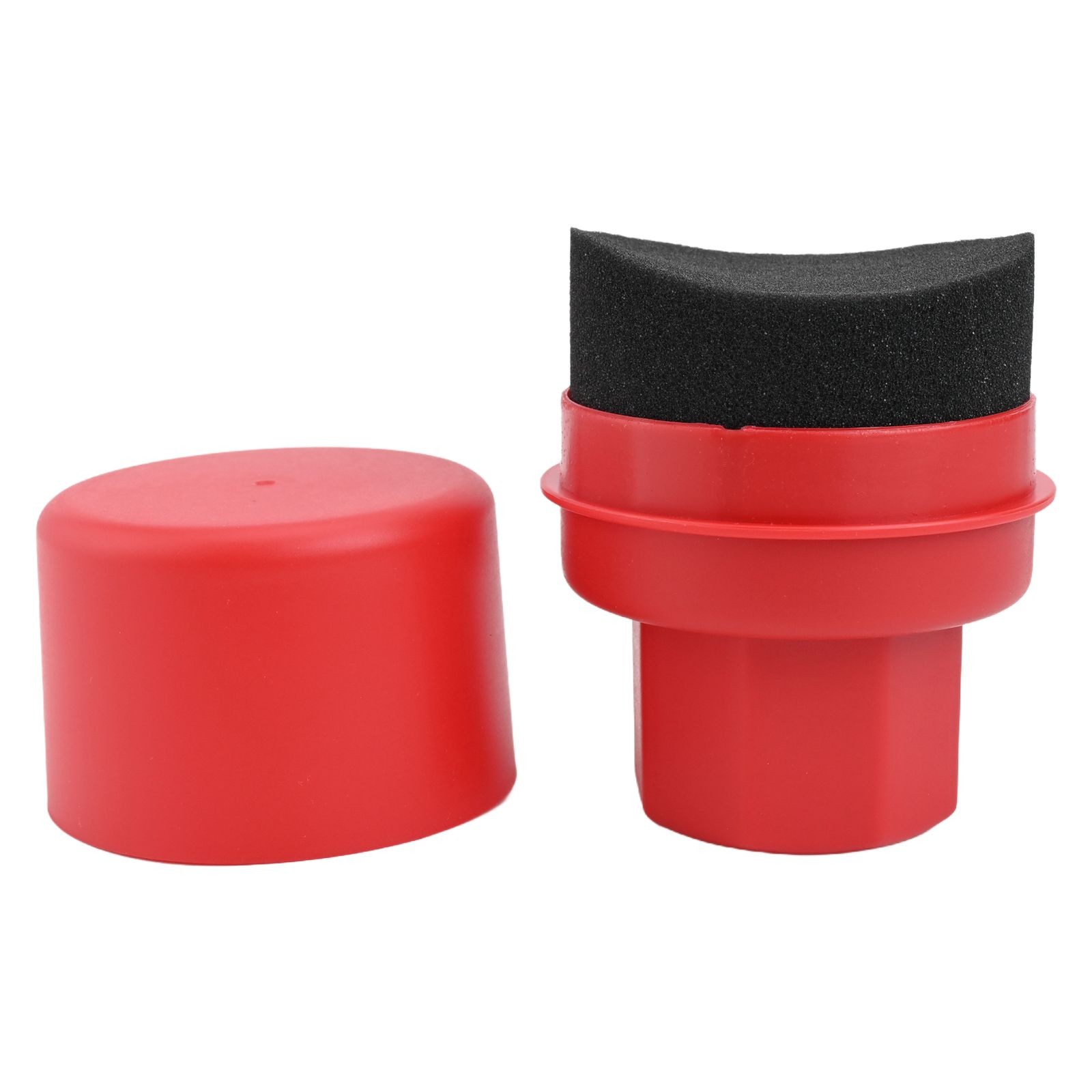 Curved Tire Sponge Brush with Cover for Effective Wheel Polishing and Cleaning - Picture 33 of 38