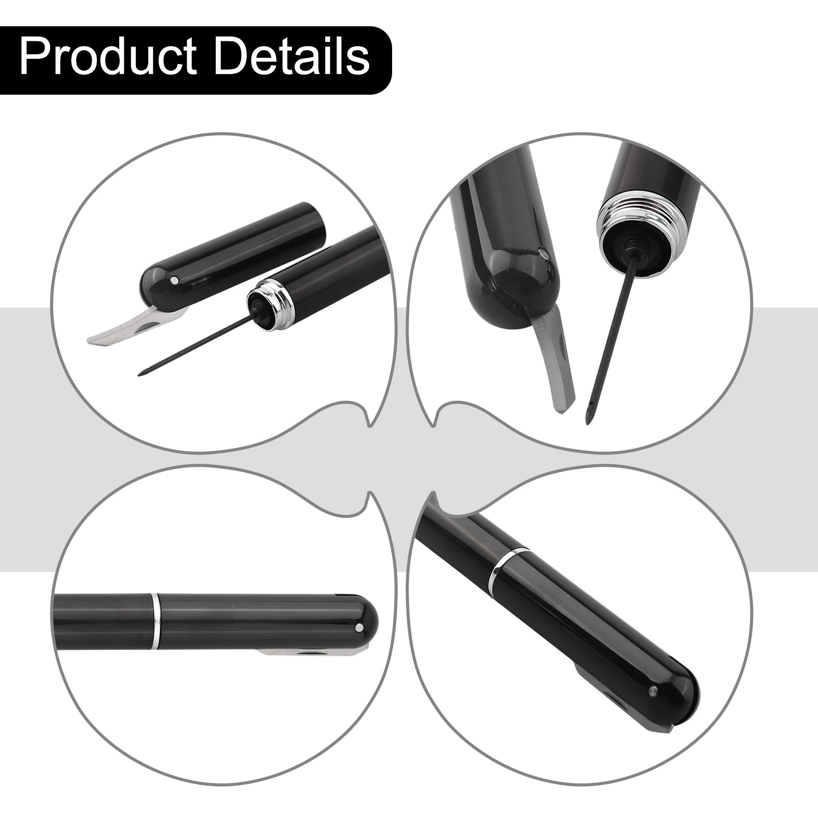 Stylish Portable Air Pressure For Wine Opener with Built in Foil Cutter Tool - Picture 28 of 35