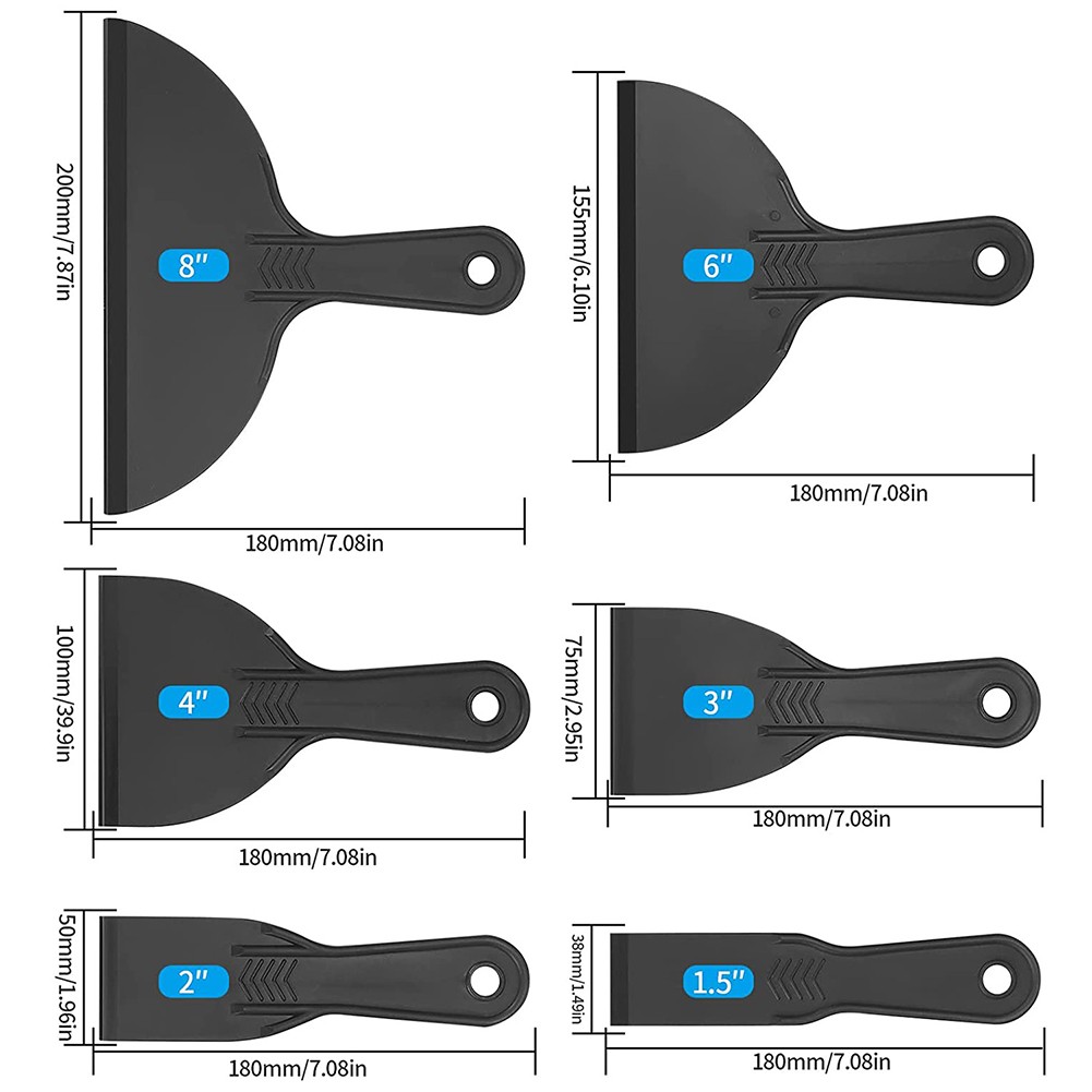 Effective Plastic Putty Filler Set for Smoothing Surfaces and Repairing Walls