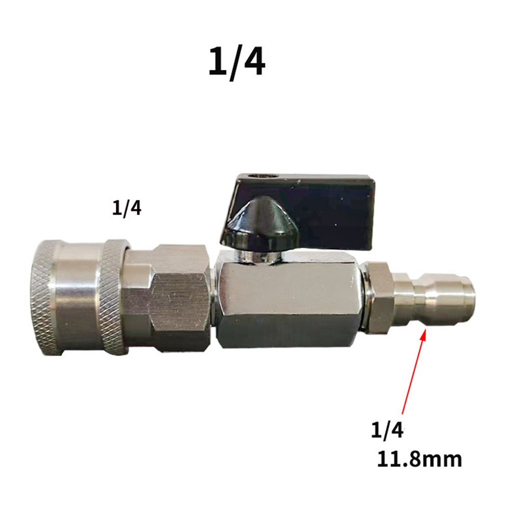 Compact and Efficient 38in High Pressure Washer Ball Valve Adapter Kit