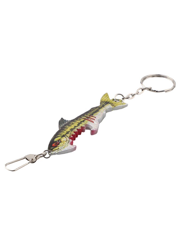 Ouvre-bouteille design appat leurre pour porte-cl??s compact et pratique requin - Photo 28/38