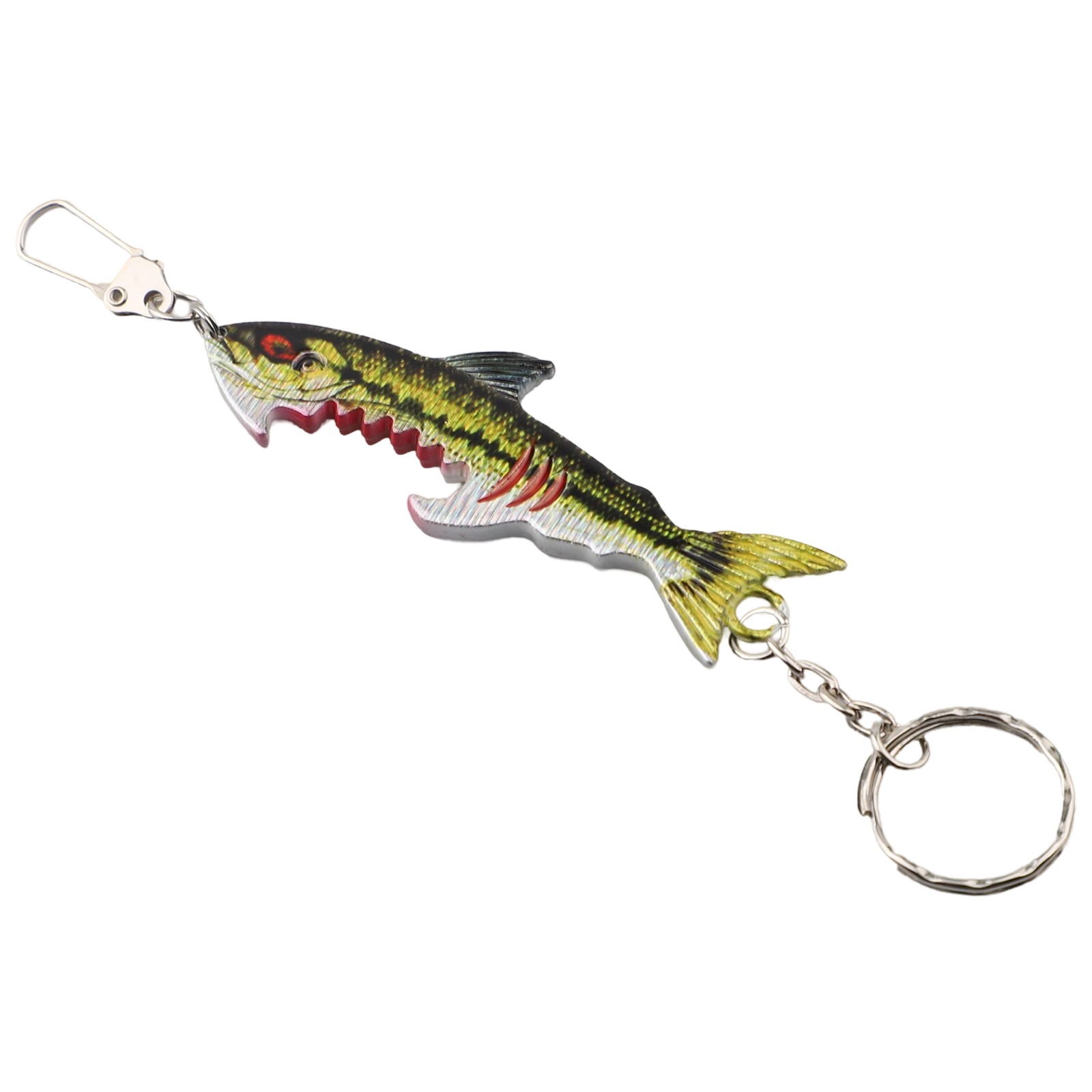 Ouvre-bouteille design appat leurre pour porte-cl??s compact et pratique requin - Photo 30/38