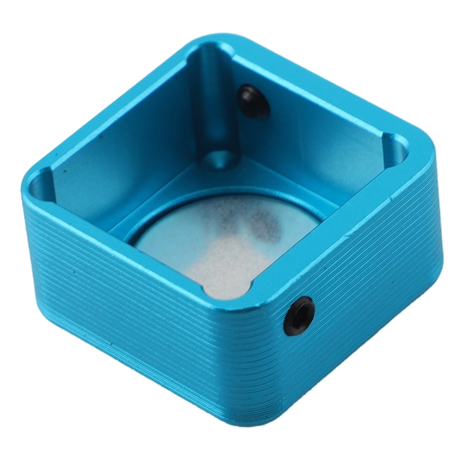 Compact Aluminum Alloy Billiard Chalk Holder with Magnetic Functionality