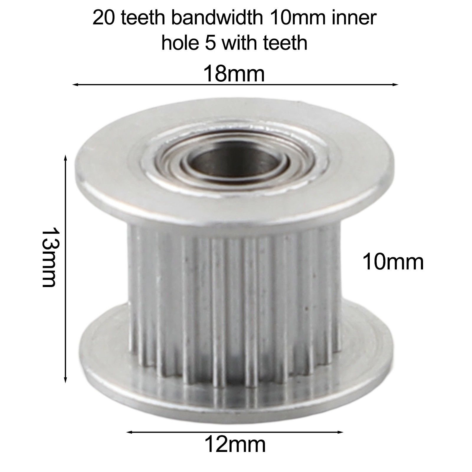 Five Piece Synchronized Wheel Set Compatible with Various Mechanical Devices - Produktbild 10