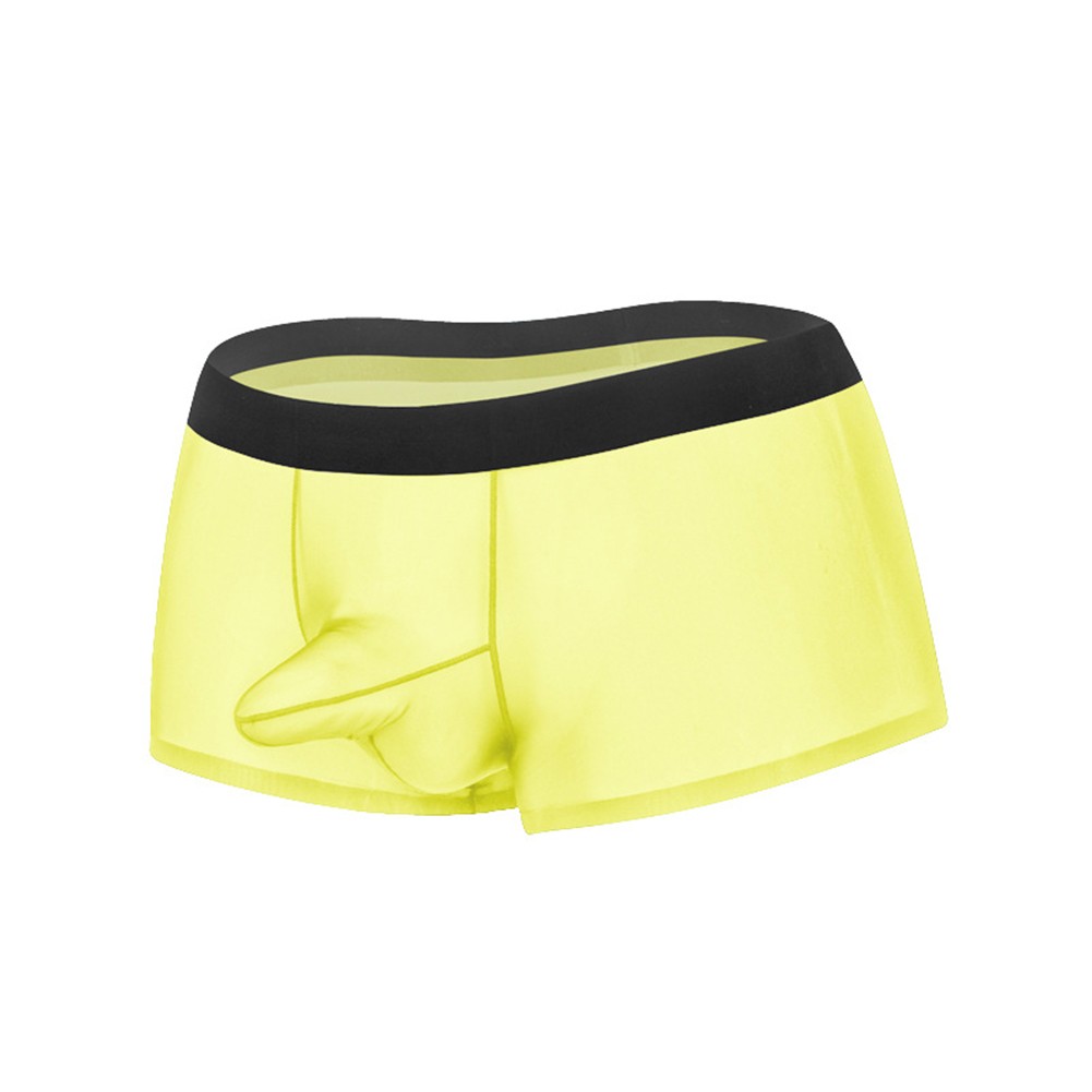 Leichte und atmungsaktive Herren Boxershorts Eis Seide Sexy Design Trunks - Bild 12 von 28