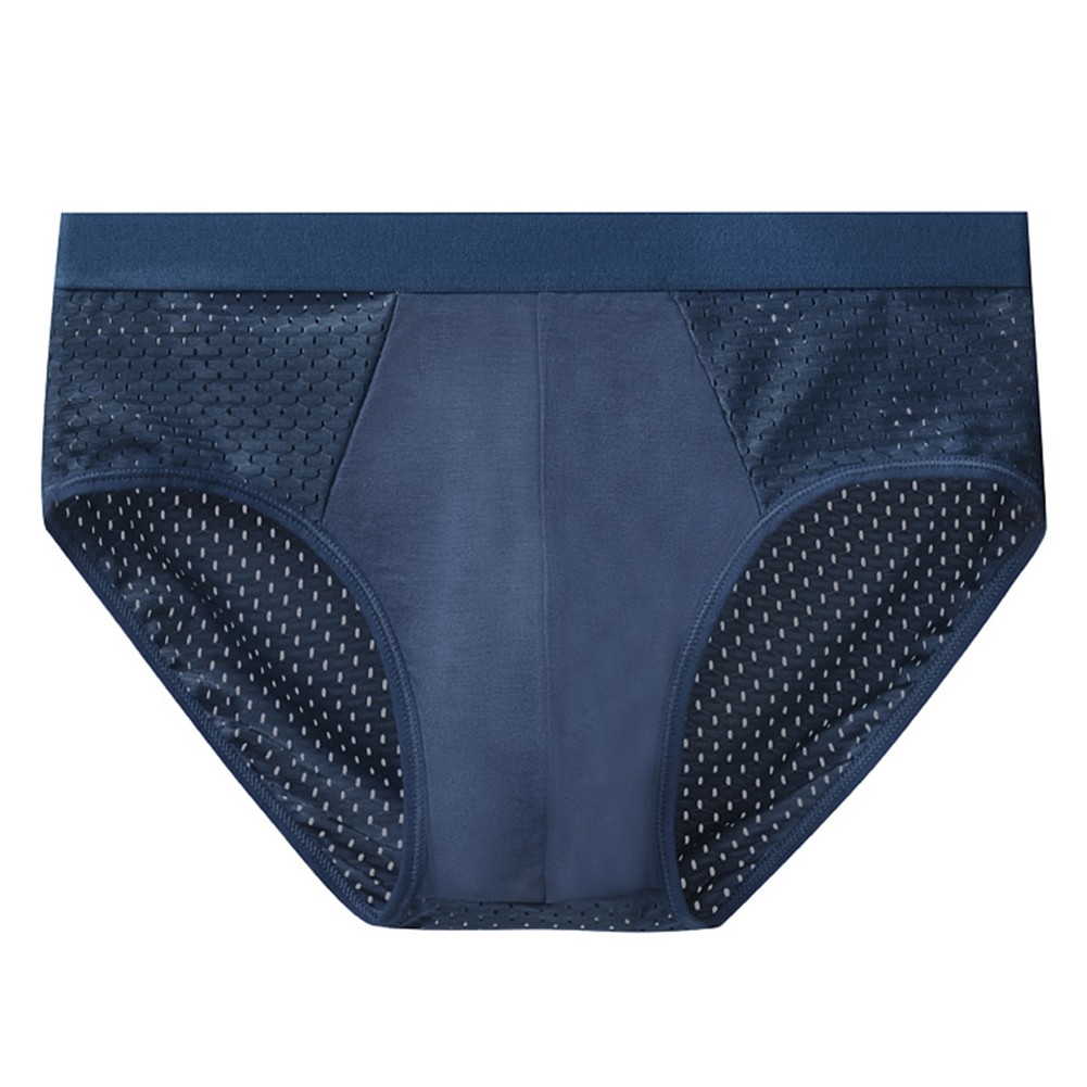 Thin and Comfortable Mens Underwear Briefs Crafted from Soft Ice Silk Material - Picture 17 of 17